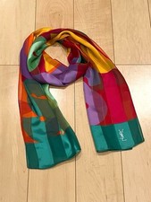 Sciarpa di seta multicolore