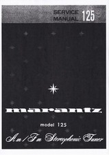 Manuale di servizio per Marantz 125 