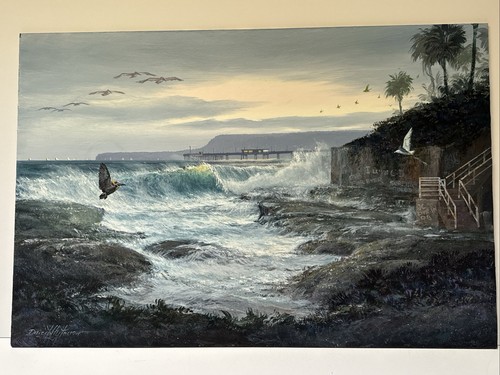 Grande quadro spiaggia oceano - grande,