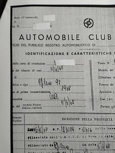 Gilera giubileo roma solo - gilera,