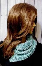 sciarpa uncinetto donna fatta