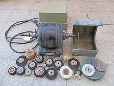 BALDOR LATHE antico tornio MOTORE lab ODONTOIATRICO + TRASFORMATORE + ACCESSORI