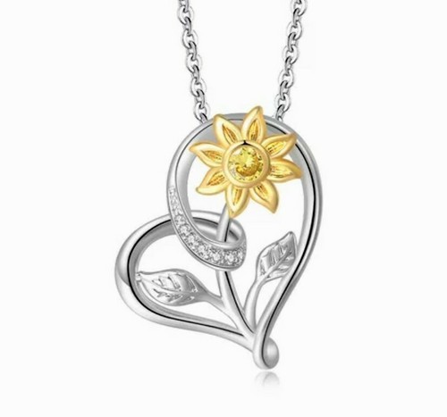 Collana girasole donna sei - collana,