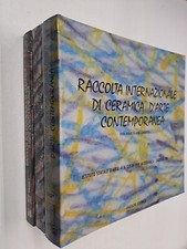 RACCOLTA INTERNAZIONALE DI CERAMICA D'ARTE CONTEMPORANEA 3 VOL -AV- FAENZA -1986