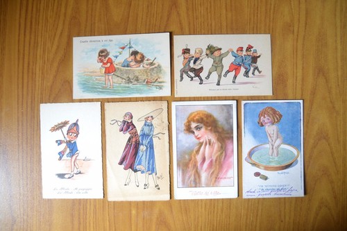 Lotto cartoline bambini - lotto,