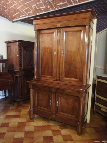 Creadenza noce con alzata - in,