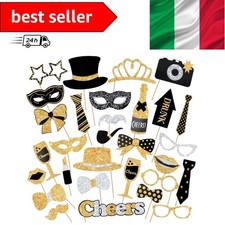 30 Pezzi Accessori Photo Booth