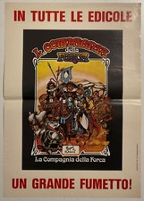 MAGNUS LA COMPAGNIA  DELLA FORCA POSTER PUBBLICITARIO SUPPLEMENTO AL N° 1