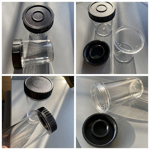 2pcs plastica m25 microscopio - plastica,