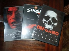 LOTTO 3 DVD DARIO ARGENTO TRILOGIA  DELLE TRE MADRI TERZA MADRE SUSPIRIA TENEBRE