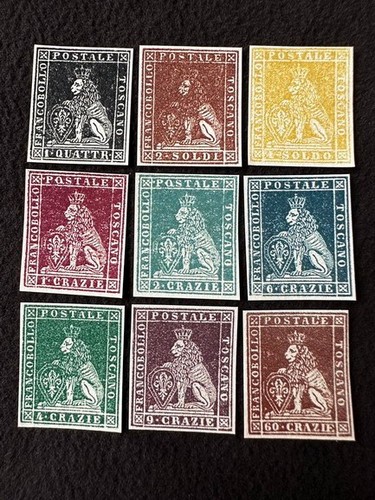 Italia stati 1851 - stati, toscana