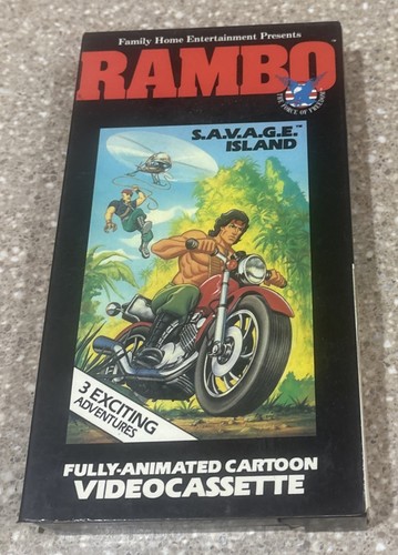 Rambo vhs 1986 a g - vhs,