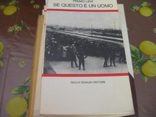 LEVI, SE QUESTO E UN UOMO - EINAUDI 1987 (X)