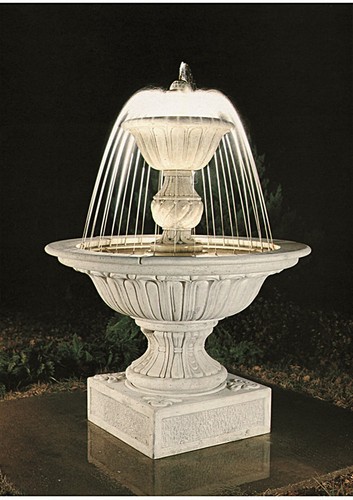 Fontana giardino cemento - fontana, da