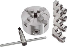 MANDRINO AUTOCENTRANTE DI PRECISIONE 125 MM PER TORNIO 4 + 4 GRIFFE  LTF WEMEX 