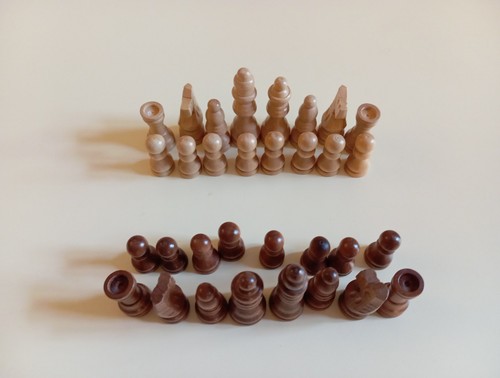 Pedine scacchi plastica - pedine,