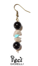 mono orecchino unisex con