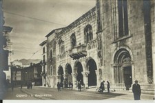 COMO - Il Broletto - animata - vera fotografia anni '30 -aav989