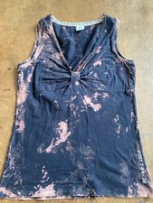 NORTH SAILS +T SHIRT+TANK + TG M ++TIE DYE+ BLU +ORIGINALE 100%++HAND MADE