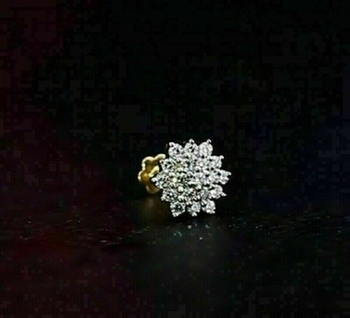 Piercing naso fiore - , diamante