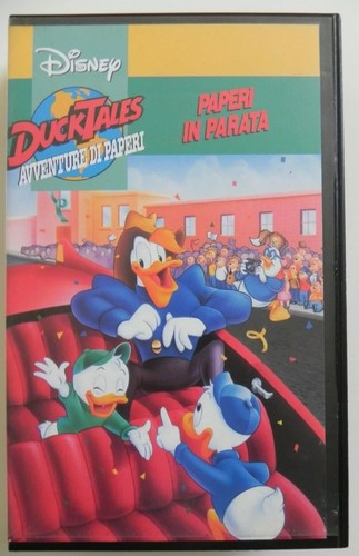 Vhs disney duck tales - duck,