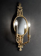 Applique specchio da parete in