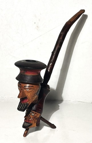 Antica pipa legno vintage - in,