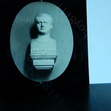 Bust of roman emperor Titus magic lantern
