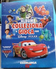 ALBUM figurine COLLEZIONA E GIOCA CON DISNEY PIXAR Esselunga Completo +poster