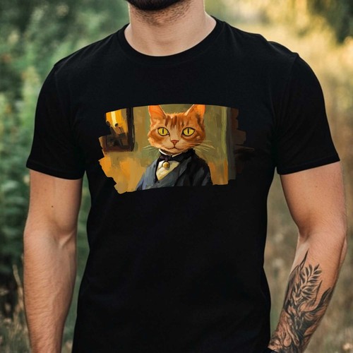 Shirt herren van gogh katze - van,