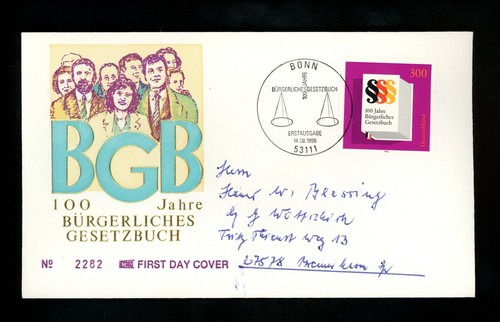 Storia postale germania fdc - germania,