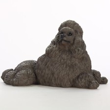 Statua Di Poodle In Ceramica