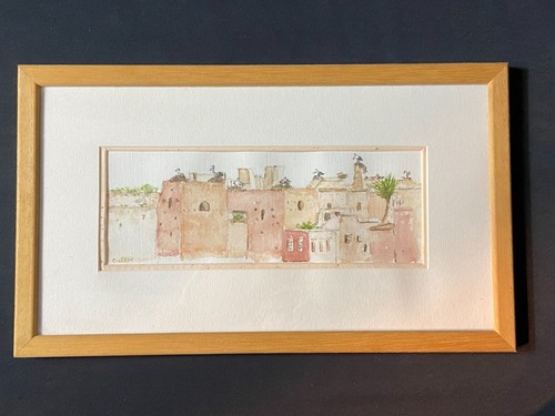Aquarelle firmata chantal jego - firmata,