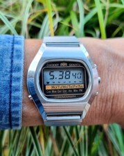 Orient lcd vintage watch - orient,