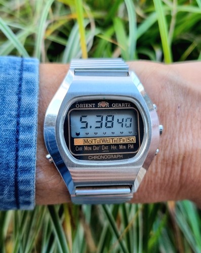 Orient lcd vintage watch - lcd,