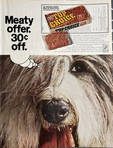 Cibo per cani - choice, 1966