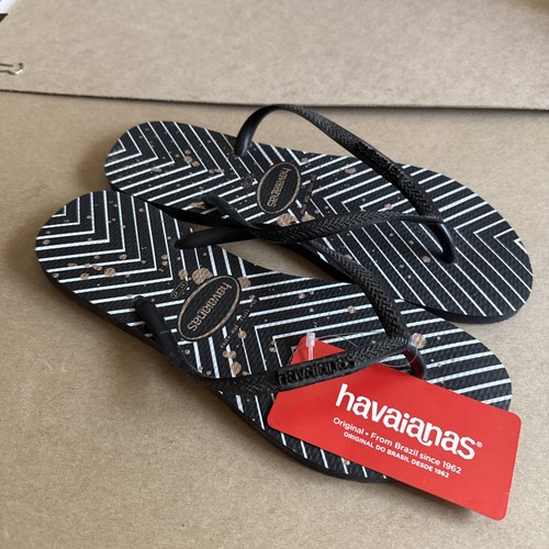 Havaianas slim black - havaianas, geometric
