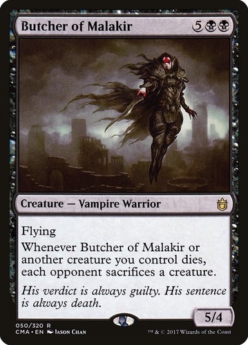 Butcher malakir commander - of,