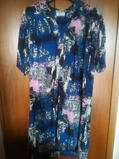 Vestito Donna Estivo 52 Blu Midi