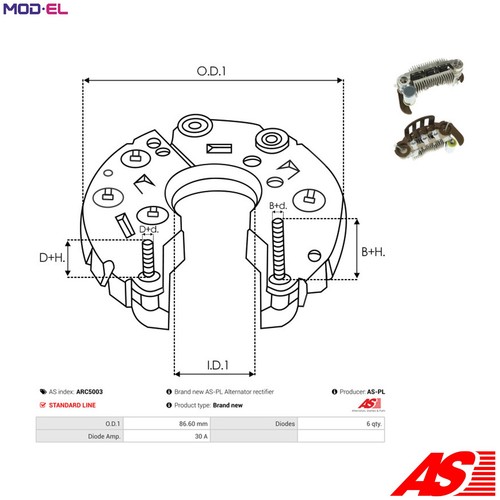 Alternatore a5332sr per - alternatore,