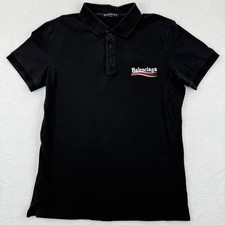 Polo Balenciaga Logo Nera Uomo