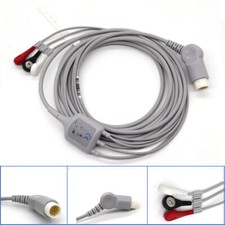 Adatto per Philips 12 pin 3 cavi a scatto ECG ECG cavo agile, IntelliVue, IE33