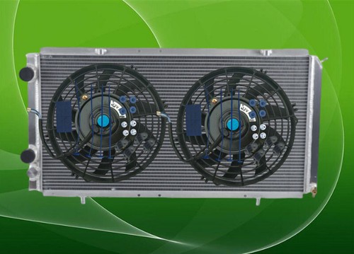 Alu radiator fan fit - radiator+fan, fiat