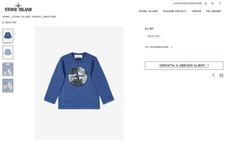 STONE ISLAND JUNIOR T-SHIRT