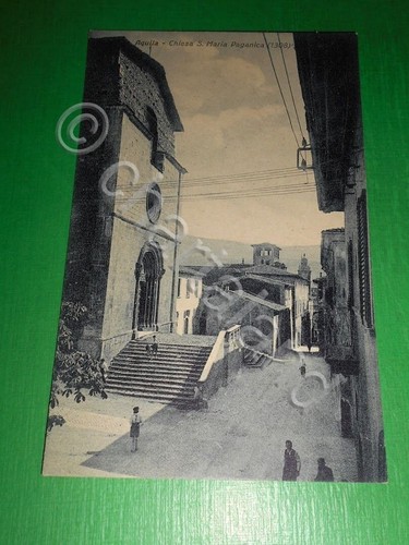 Cartolina aquila chiesa s - -,