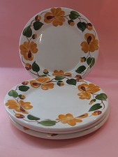 RICHARD GINORI MONDOVÌ FIORI GIALLI PIATTI DESSERT PAOLA GIÓ PONTI VINTAGE