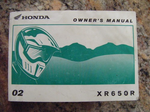 Honda owner manual 2002 - honda,