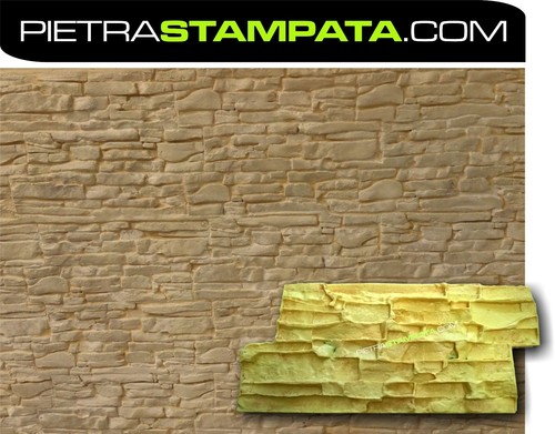Stampo per intonaco stampato - per,