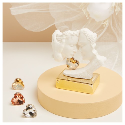 Coppia innamorati base gold