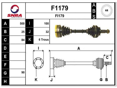 Albero motore fiat punto - albero,